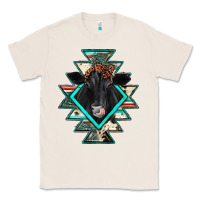 Natural black angus cowhide aztec Classic Tee - JahusDesignShop
