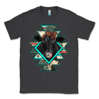 Smoke black angus cowhide aztec Classic Tee - JahusDesignShop