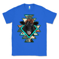 True Royal black angus cowhide aztec Classic Tee - JahusDesignShop