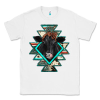 White black angus cowhide aztec Classic Tee - JahusDesignShop