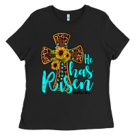 Black he has risen Ladies Tee - JahusDesignShop