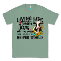 Sage living life somewhere between jesus take the wheel Classic Tee - MaliasSmallBusiness