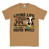 Toasted Coconut living life somewhere between jesus take the wheel Classic Tee - MaliasSmallBusiness