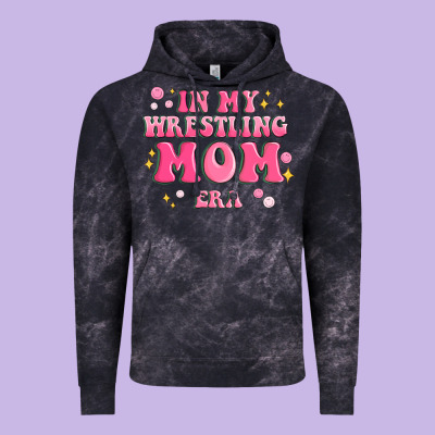 In My Wrestling Mom Era Vintage Hoodie Designed By Maliassmallbusiness