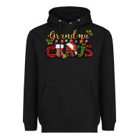 Black Grandma claus with christmas gift sock mother's Heavyweight Hoodie - HowdyJamesFarm