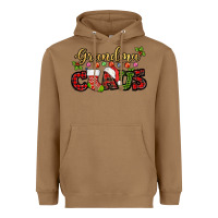 Toasted Coconut Grandma claus with christmas gift sock mother's Heavyweight Hoodie - HowdyJamesFarm