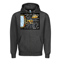 Charcoal Heather i'm a bus driver school bus black Zipper Hoodie - TumblerDesignByShophia