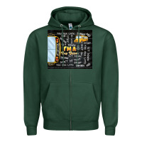 Sports Green i'm a bus driver school bus black Zipper Hoodie - TumblerDesignByShophia