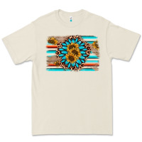 Bone gemstone sunflower background Premium Tee - AdoDesignShop