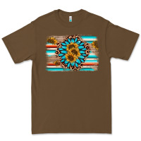 Cacao gemstone sunflower background Premium Tee - AdoDesignShop