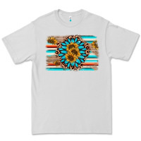 Dove Grey gemstone sunflower background Premium Tee - AdoDesignShop