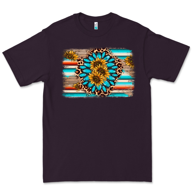 Gemstone Sunflower Background Premium Tee by AdoDesignShop | Teevron