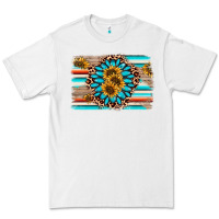 White gemstone sunflower background Premium Tee - AdoDesignShop