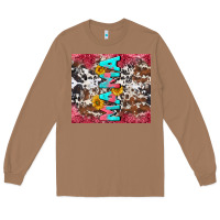 Toasted Coconut mama cowhide  sunflowers Long Sleeve Tee - LillyAllenDesigns