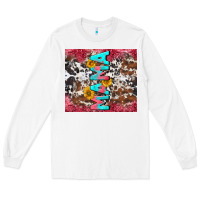 White mama cowhide  sunflowers Long Sleeve Tee - LillyAllenDesigns