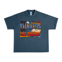 Midnight Navy my students are on point Urban Heavy Tee - NancyCooperArtShop