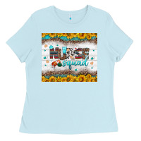 Baby Blue nurse squad tumbler Ladies Tee - BundleAndBundleShop