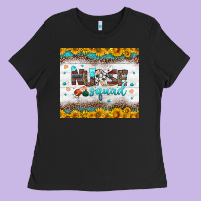 Nurse Squad Tumbler Ladies Tee Designed By Bundleandbundleshop