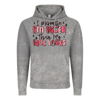 Cloud Rock i promise i'm nicer than my face looks Vintage Hoodie - MaliasSmallBusiness