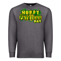 Charcoal Heather Happy St. Patrick's Day Premium Sweatshirt - HowdyJamesFarm