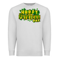 Dove Grey Happy St. Patrick's Day Premium Sweatshirt - HowdyJamesFarm