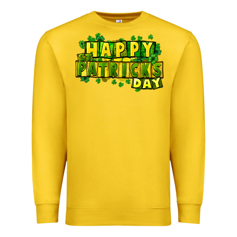 Happy St. Patrick's Day Premium Sweatshirt by HowdyJamesFarm | Teevron
