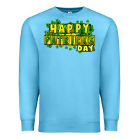 Ocean Blue Happy St. Patrick's Day Premium Sweatshirt - HowdyJamesFarm
