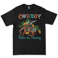 Black cowboy take me away rodeo Premium Tee - Artiststas