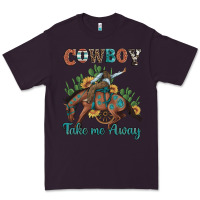 Plum cowboy take me away rodeo Premium Tee - Artiststas