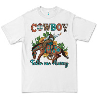 White cowboy take me away rodeo Premium Tee - Artiststas