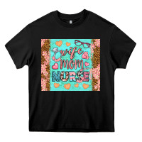 Black wife mom nurse tumbler Heavy Core Tee - BundleAndBundleShop