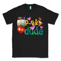 Black pre k school pencil dude Classic Tee - NancyCooperArtShop