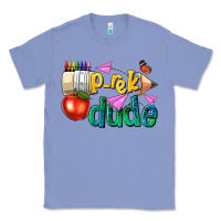 Colony Blue pre k school pencil dude Classic Tee - NancyCooperArtShop