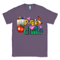 Lavender pre k school pencil dude Classic Tee - NancyCooperArtShop
