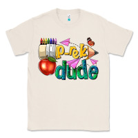 Natural pre k school pencil dude Classic Tee - NancyCooperArtShop