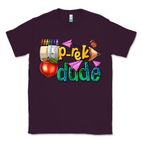 Plum pre k school pencil dude Classic Tee - NancyCooperArtShop