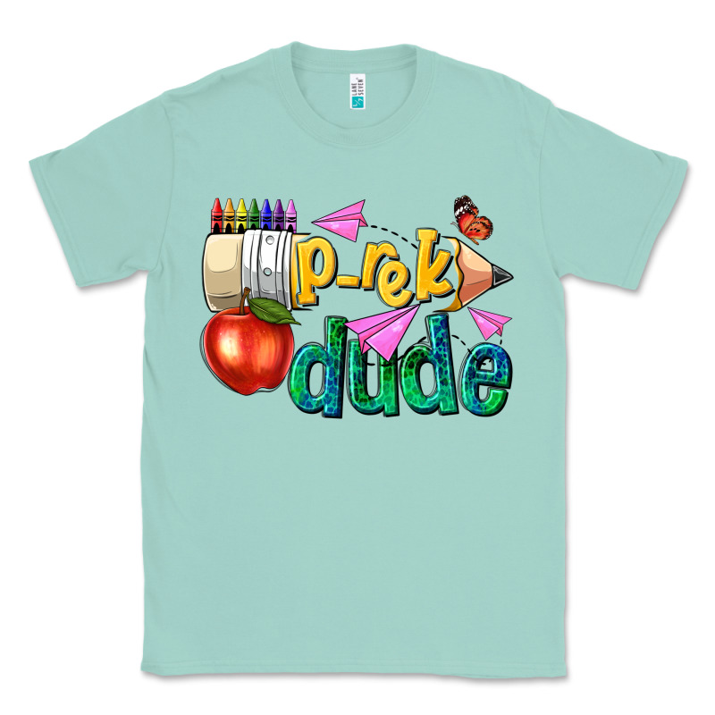 Pre K School Pencil Dude Classic Tee by NancyCooperArtShop | Teevron