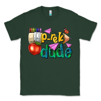 Sports Green pre k school pencil dude Classic Tee - NancyCooperArtShop