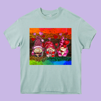 Valentines Day Gnome Heavy Core Tee Designed By Adodesignshop
