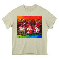 Mossy valentines day gnome Heavy Core Tee - AdoDesignShop