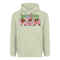 Matcha Happy Easter Bunny Mom Heavyweight Hoodie - CowGirlArtShop