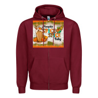 Burgundy pumpkin spice spice baby Zipper Hoodie - TumblerDesignByShophia
