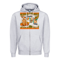 Heather Grey pumpkin spice spice baby Zipper Hoodie - TumblerDesignByShophia
