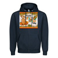 Navy pumpkin spice spice baby Zipper Hoodie - TumblerDesignByShophia