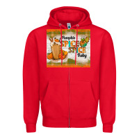 Red pumpkin spice spice baby Zipper Hoodie - TumblerDesignByShophia