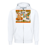 White pumpkin spice spice baby Zipper Hoodie - TumblerDesignByShophia