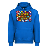 Cobalt hispanic heritage flags Urban Hoodie - BundleAndBundleShop
