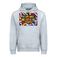 Heather Grey hispanic heritage flags Urban Hoodie - BundleAndBundleShop