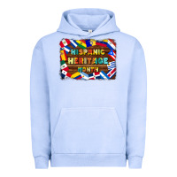 Pigment Grape Ice hispanic heritage flags Urban Hoodie - BundleAndBundleShop