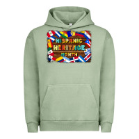 Pigment Oil Green hispanic heritage flags Urban Hoodie - BundleAndBundleShop